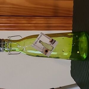 * HOST PICK* LIME GREEN GLASS CARAFE NEW